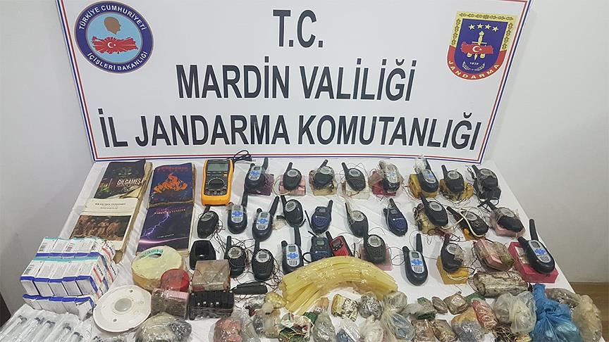 Mardin'de 191 kilogram patlayıcı ele geçirildi