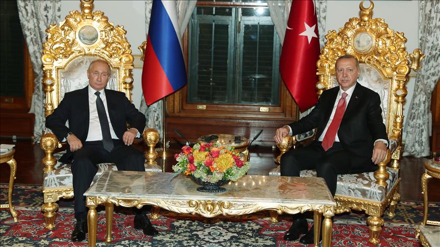 Erdoğan, Putin ile bir araya geldi