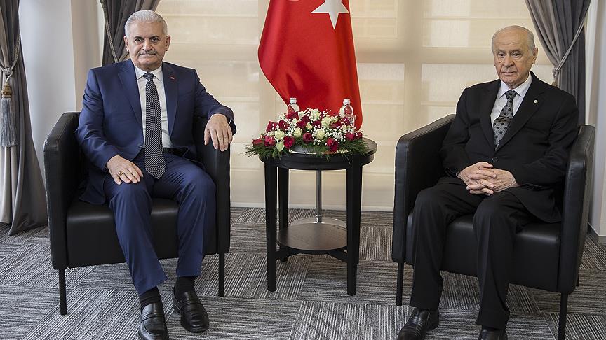 Yıldırım: Bahçeli'nin ziyareti cumhur ittifakına güç vermiştir