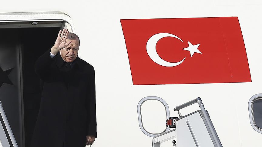 Cumhurbaşkanı Erdoğan, Soçi Zİrvesi için Rusya'ya gitti
