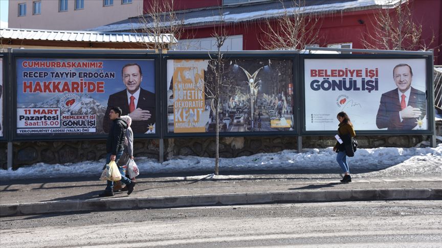 Hakkari'de Cumhurbaşkanı Erdoğan heyecanı