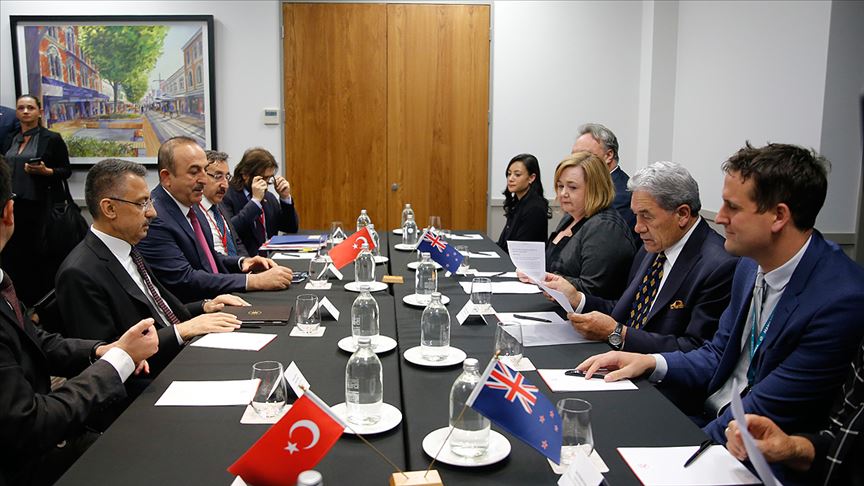 Fuat Oktay ve Mevlüt Çavuşoğlu Yeni Zelanda’da