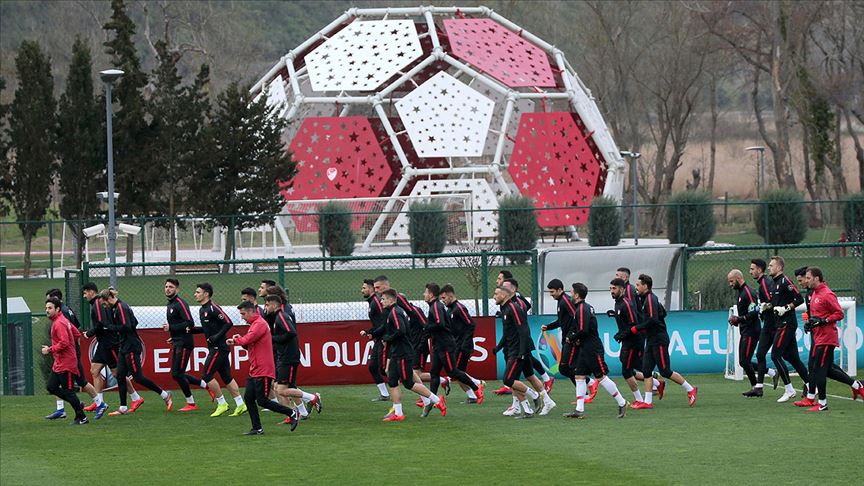 A Milli Futbol Takımı hazırlıklarını sürdürdü