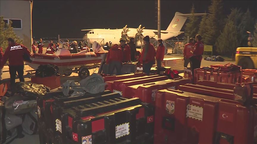 Türkiye'nin yardımlarını taşıyan uçak Mozambik'e hareket etti