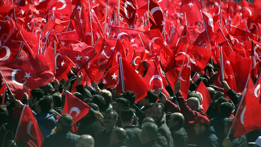 Cumhur İttifakı'nın 'Büyük İstanbul Mitingi' için vatandaşlar Yenikapı'da toplandı