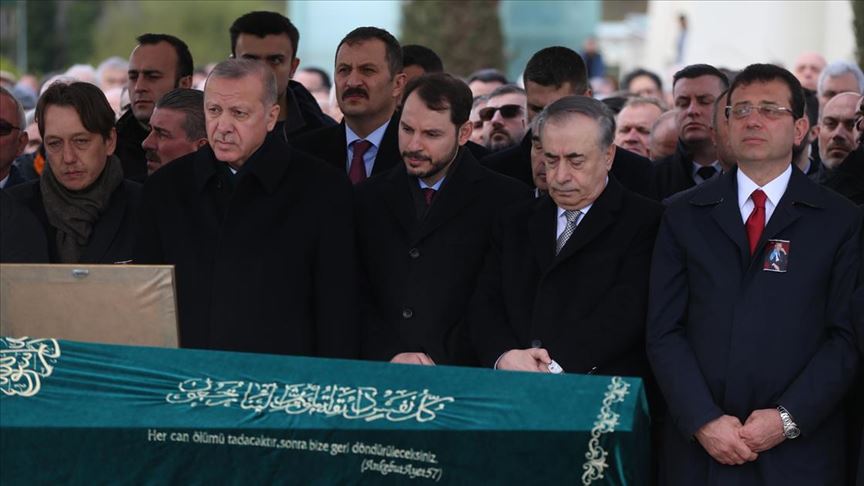 Cumhurbaşkanı Erdoğan, cenaze namazına katıldı!