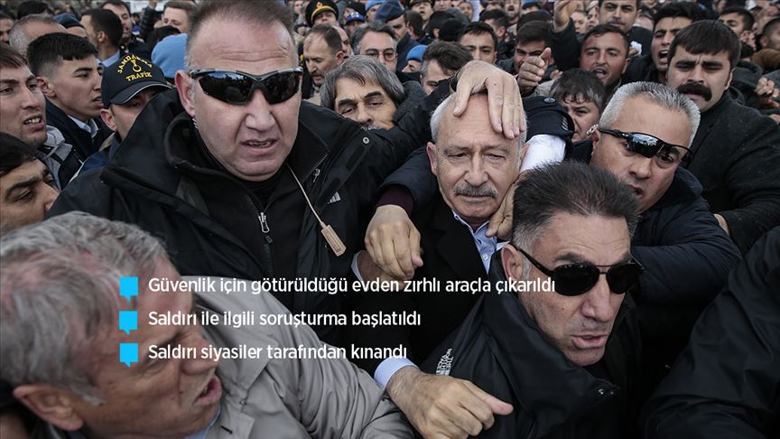 Kılıçdaroğlu'na şehit cenazesinde saldırı