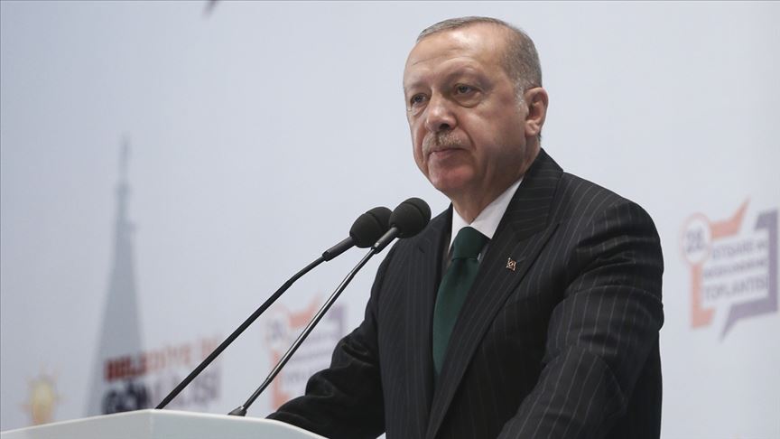 Cumhurbaşkanı Erdoğan: Dört bir yanda mevzilenmiş fırsatçılara bu meydanı bırakmayacağız