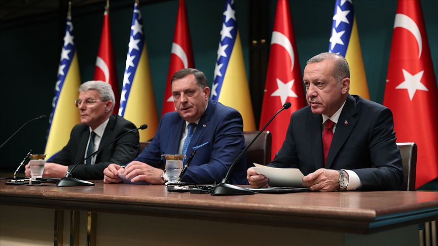 Erdoğan: Türk Akım'ın Bosna Hersek'e intikali için her türlü desteği vereceğiz