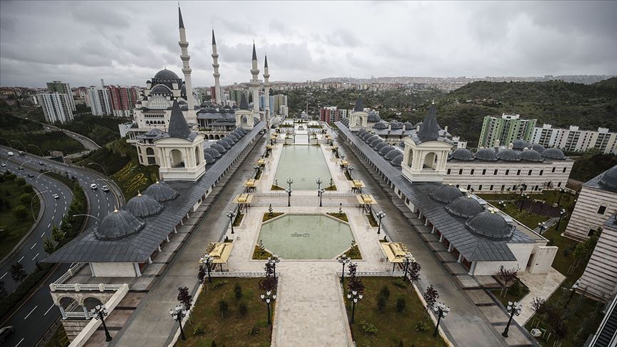 Başkentin üçüncü büyük camisinin resmi açılışı yapıldı