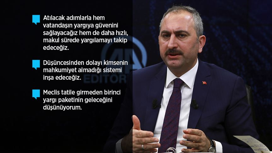 Adalet Bakanı Gül: Yargı Reformu 82 milyonundur
