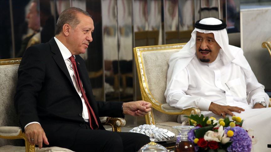 Cumhurbaşkanı Erdoğan ile Suudi Arabistan Kralı Selman görüştü