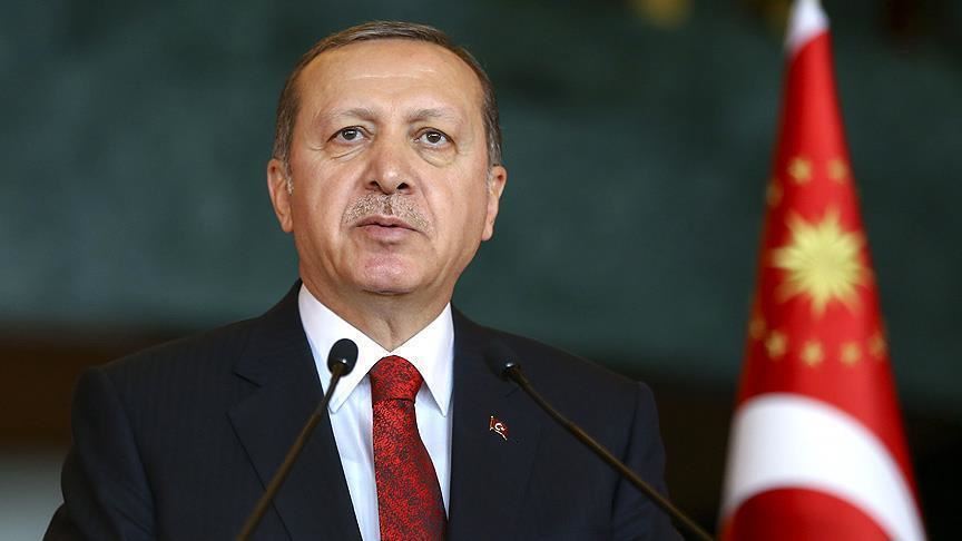 Erdoğan'dan şehit ailelerine başsağlığı telgrafı