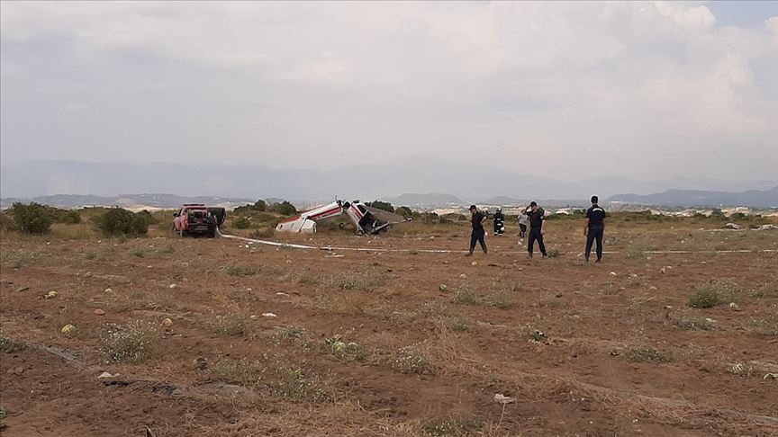 Antalya'da sivil eğitim uçağı düştü: 1 ölü