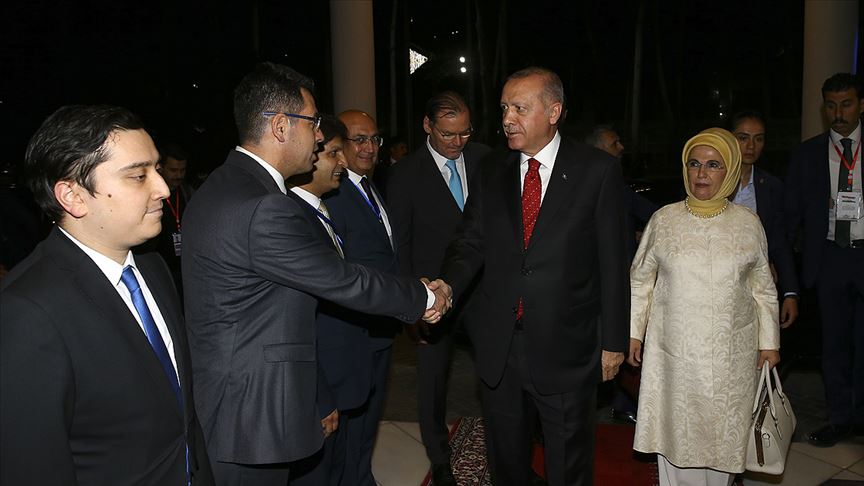 Cumhurbaşkanı Erdoğan Tacikistan'da..