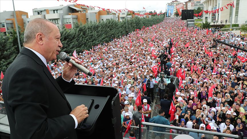 Erdoğan: Mısır'ın uluslararası mahkemelerde yargılanması için gerekeni yapacağız