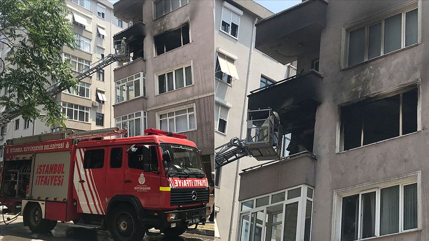 İstanbul'da yangın: 2 ölü, 1 yaralı