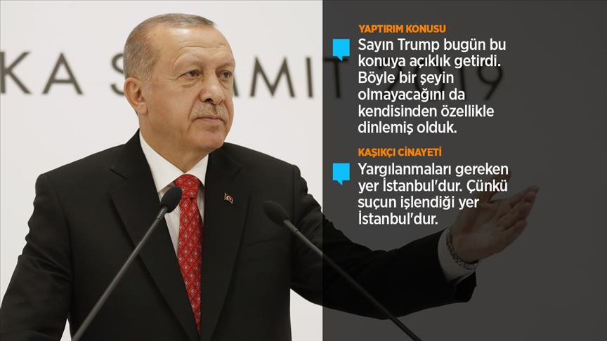 Cumhurbaşkanı Erdoğan: S-400 teslimat sürecindedir, bu iş bitti