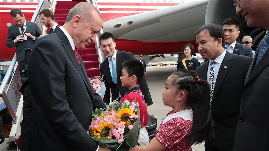 Cumhurbaşkanı Erdoğan Çin'de...