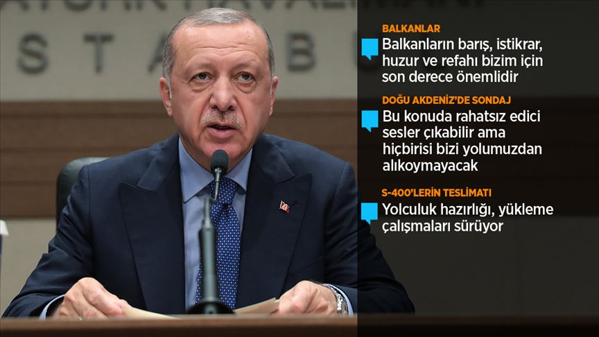 Cumhurbaşkanı Erdoğan'dan Doğu Akdeniz'de sondaj açıklaması
