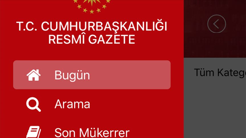 Resmi Gazete'den mobil uygulama