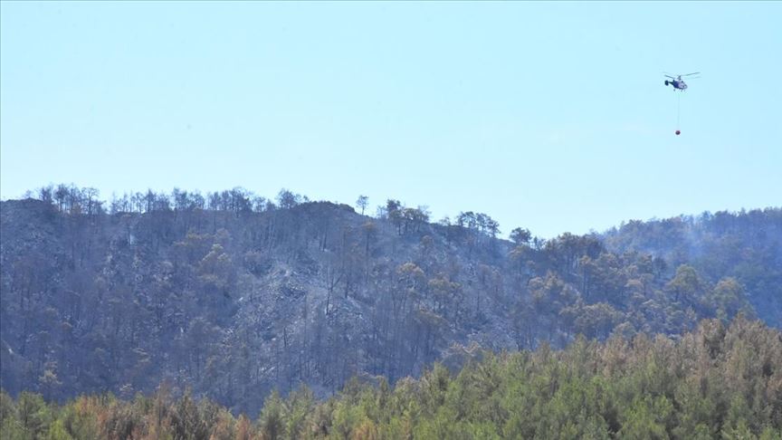 Fethiye’ye sıçrayan orman yangını söndürüldü