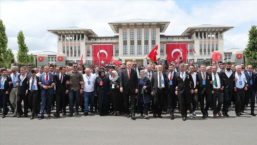 Beştepe'de anma töreni düzenlendi!