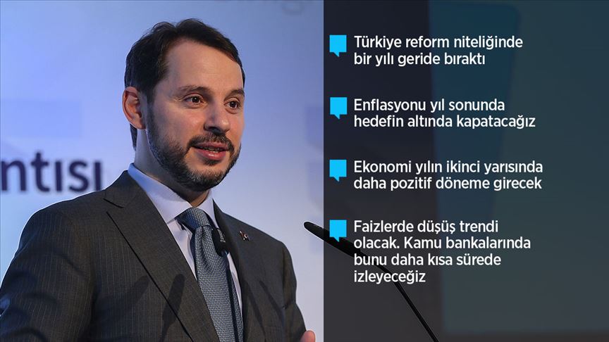 Hazine ve Maliye Bakanı Albayrak: Türkiye ekonomisi bu yıl pozitif büyüyecek
