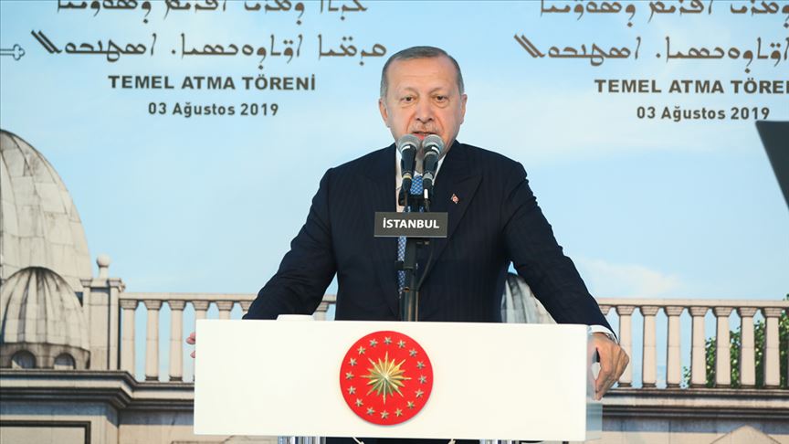Erdoğan: Mazlumlar için kapılarımız da kalbimiz de sonuna kadar açık olmuştur