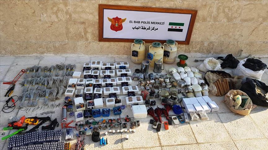 Jandarma ve MİT'ten Bab'da terör örgütü DEAŞ'a darbe
