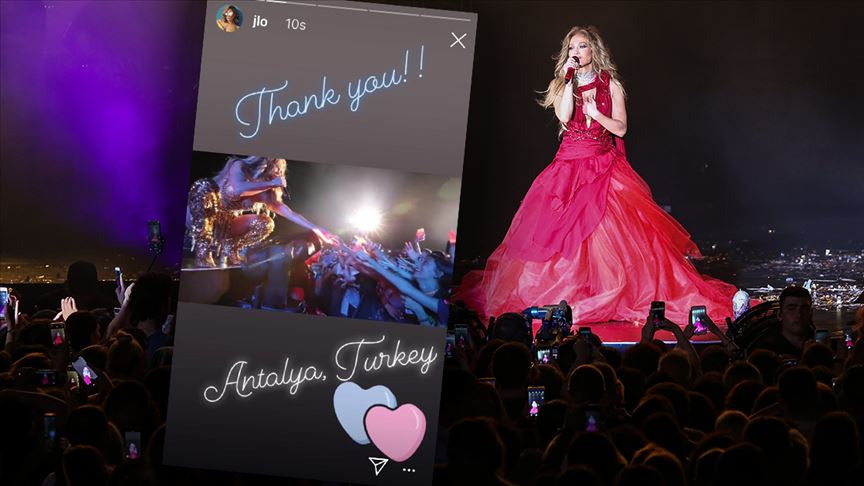Jennifer Lopez'den Türkiye paylaşımı