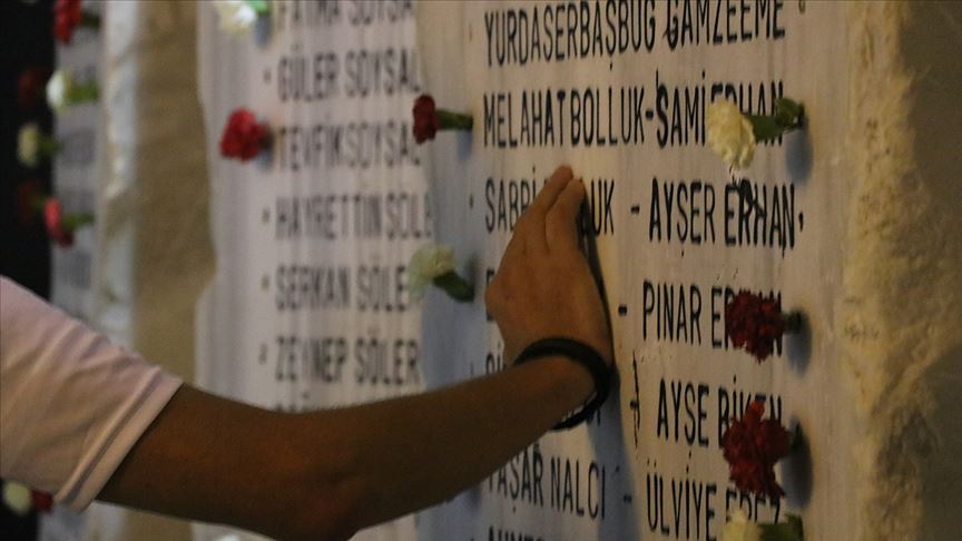 Marmara Depreminin 20. yılında hayatını kaybedenler anıldı