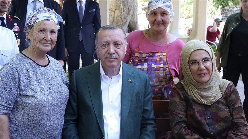 Cumhurbaşkanı Erdoğan'ın ziyareti antik kente ilgiyi artırdı