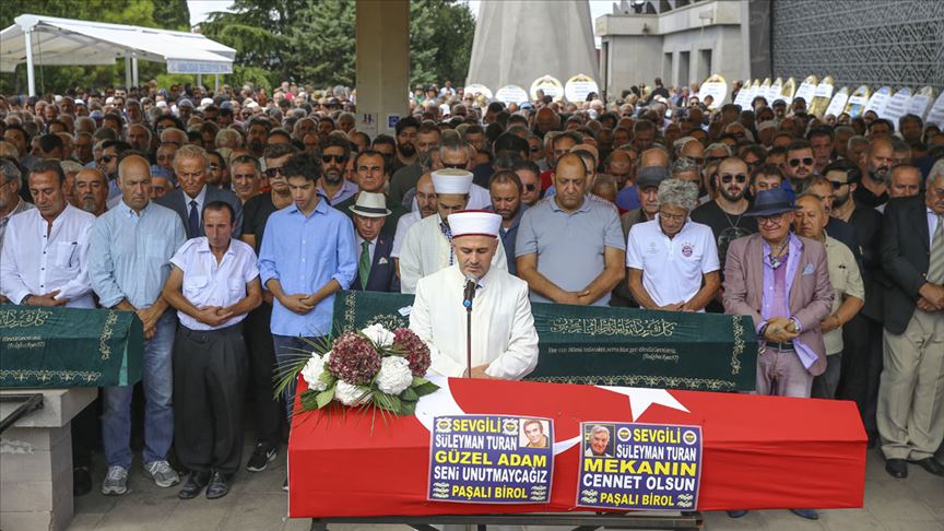 Süleyman Turan son yolculuğuna uğurlandı!