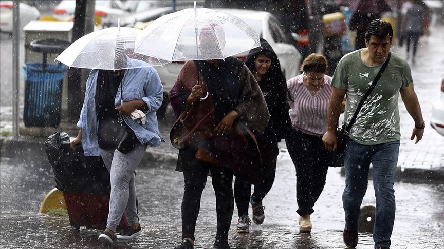 Meteorolojiden 5 bölge için sağanak uyarısı