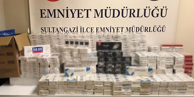 İstanbul'da Kaçak Sigara Operasyonu
