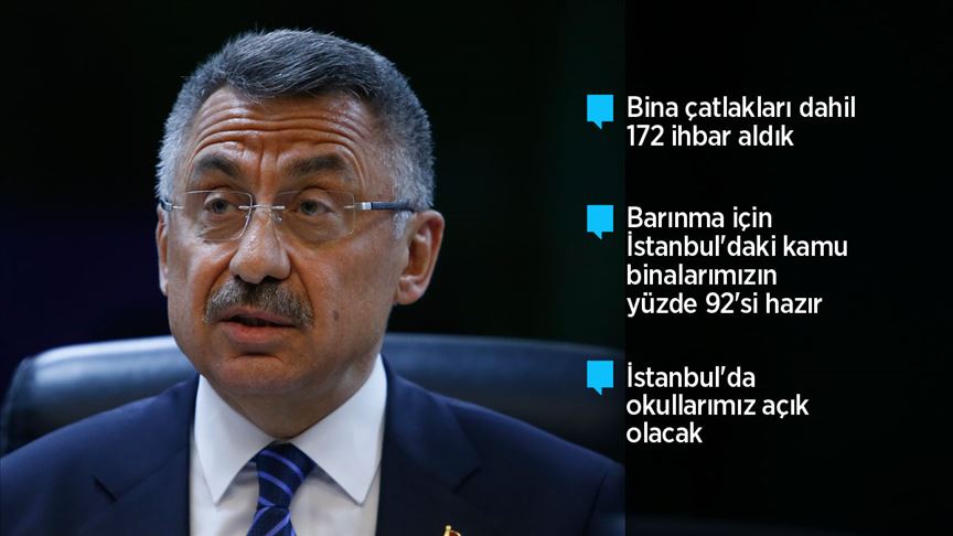 Cumhurbaşkanı Yardımcısı Oktay: İstanbul'da yarın okullarımız açık olacak!