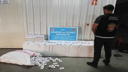 Gümrük Muhafaza ekiplerince 71 bin 500 paket kaçak sigara ele geçirildi