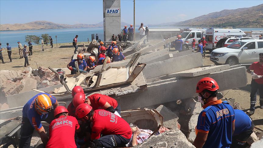 AFAD'dan 7,5 büyüklüğünde deprem senaryolu ulusal tatbikat