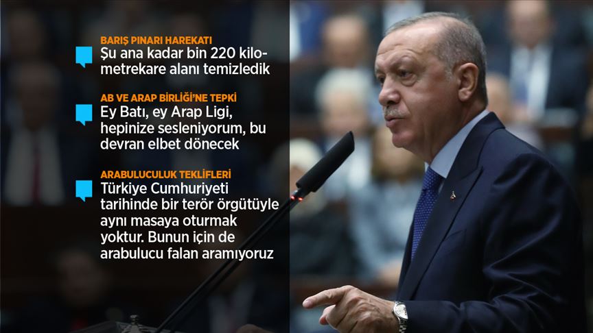 Cumhurbaşkanı Erdoğan: Teröristler güvenli bölgeden çıktığında harekat sona erer