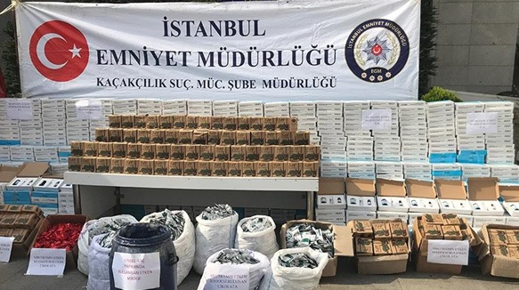 İstanbul polisinden kaçakçılık operasyonu