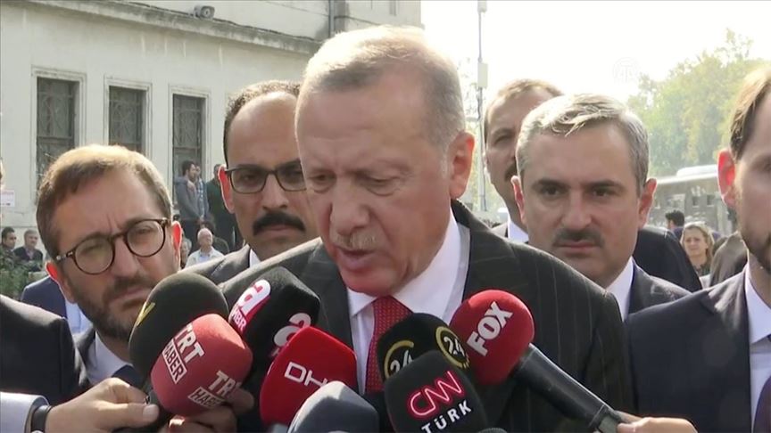 Cumhurbaşkanı Erdoğan: Şu andan itibaren 120 saatlik süreç işliyor