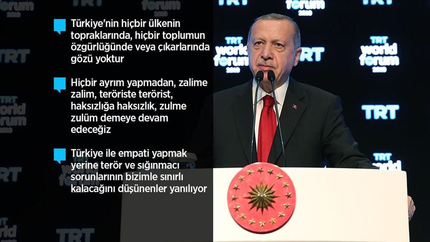 Cumhurbaşkanı Erdoğan: Hiçbir zaman terör örgütüyle masaya oturmadık ve oturmayacağız