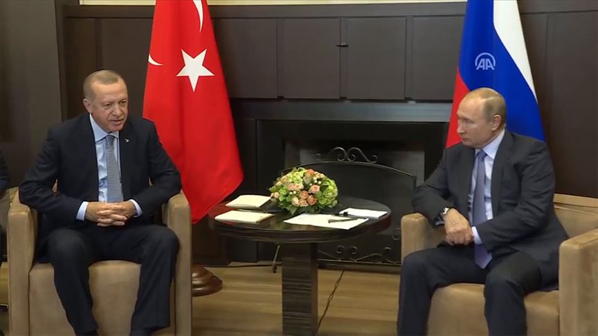 Cumhurbaşkanı Erdoğan - Putin görüşmesi