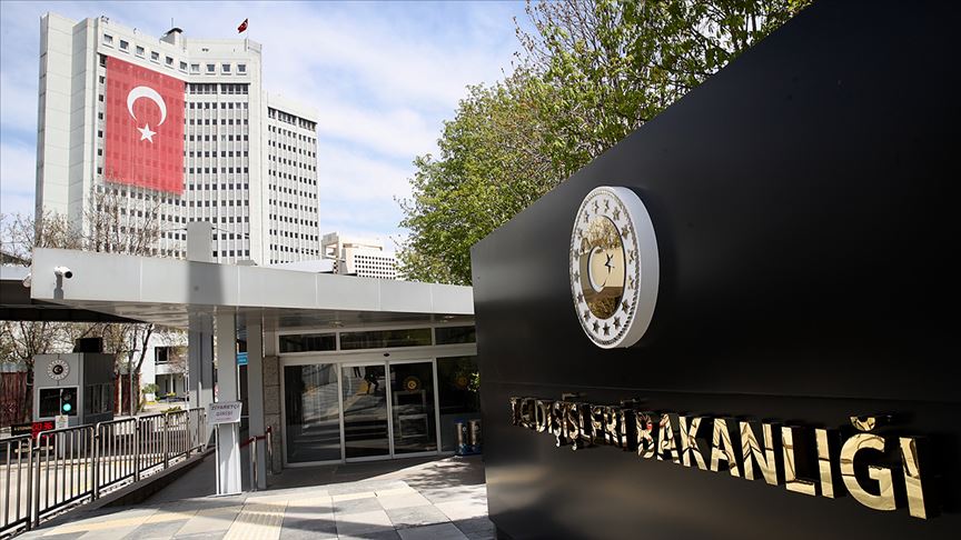 Dışişleri Bakanlığı: AP'nin Barış Pınarı Harekatı hakkında benimsediği tutumu reddediyoruz