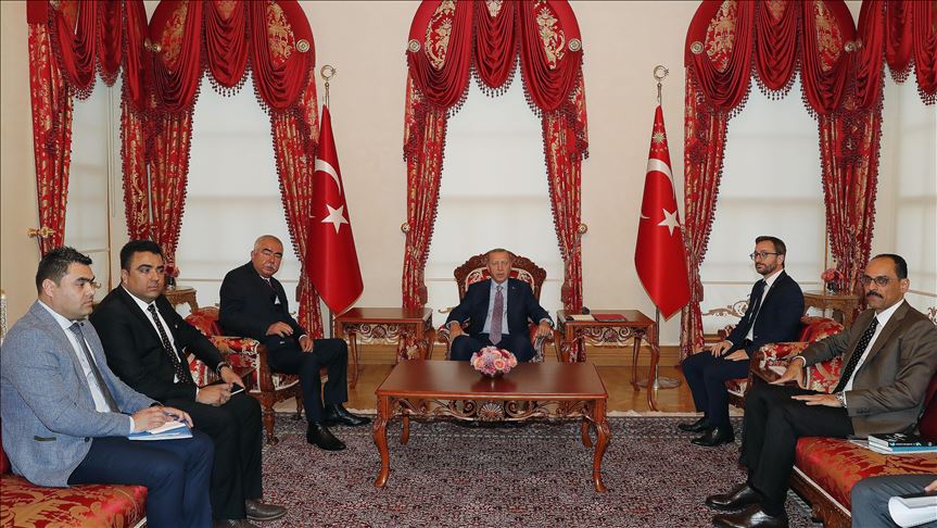 Cumhurbaşkanı Erdoğan, Raşit Dostum'u kabul etti!