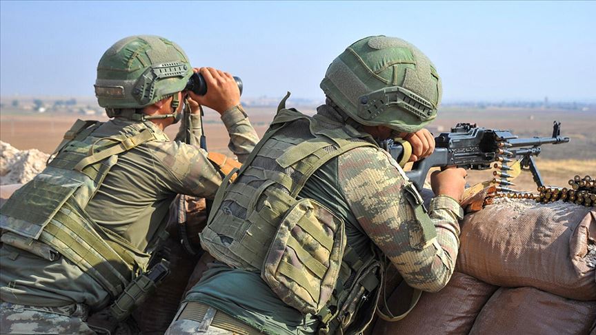 PKK/YPG'li teröristlerden Barış Pınarı Harekat bölgesine 24 saatte 11 saldırı