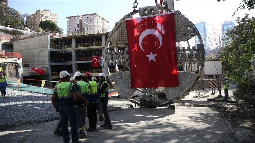 Kabataş-Mecidiyeköy-Mahmutbey Metro Hattı tüneli tamamlandı