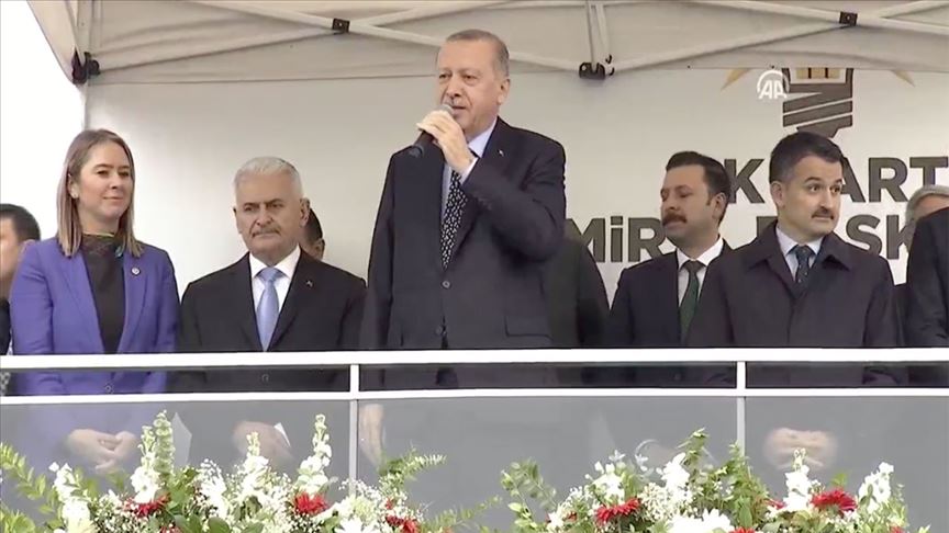 Cumhurbaşkanı Erdoğan'dan İzmir'de flaş açıklamalar