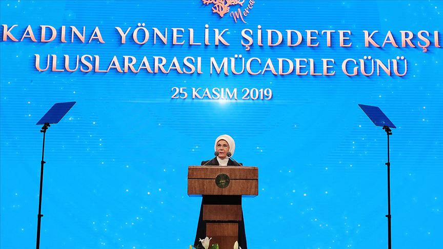 Emine Erdoğan: Söz konusu olan şiddetse kol kırıldığında yen içinde kalamaz